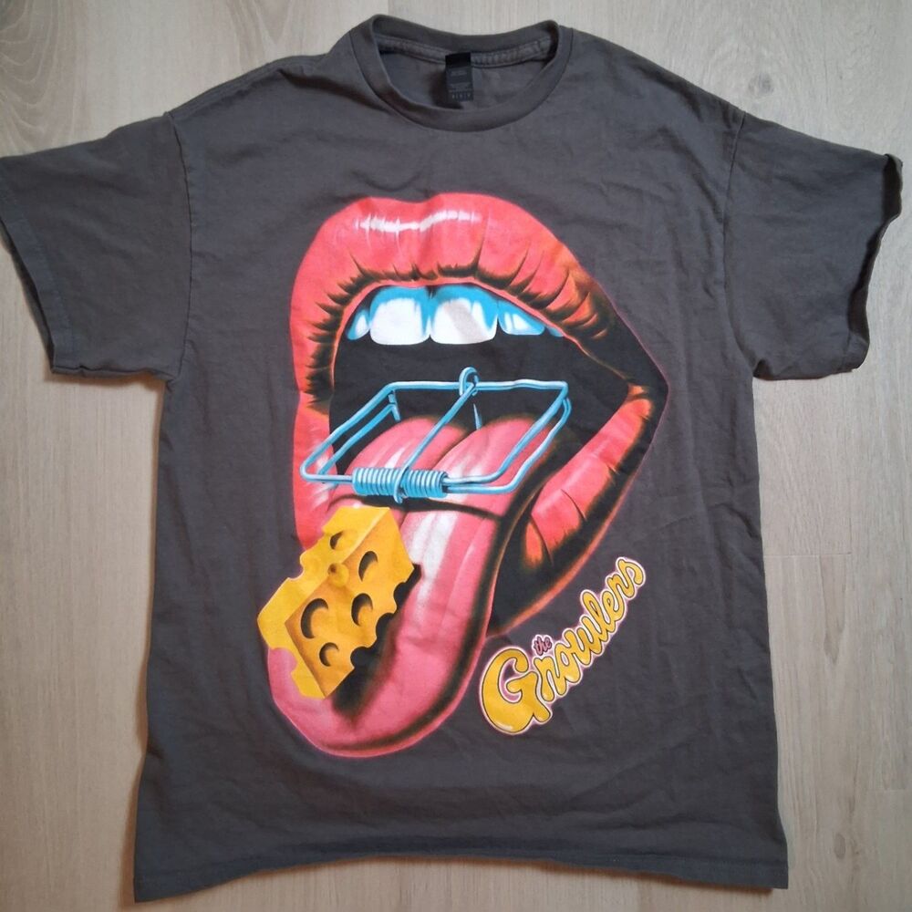 Gildan The Growlers Music T-Shirt Ultra Mens M Gray Crew Neck Short Sleeve